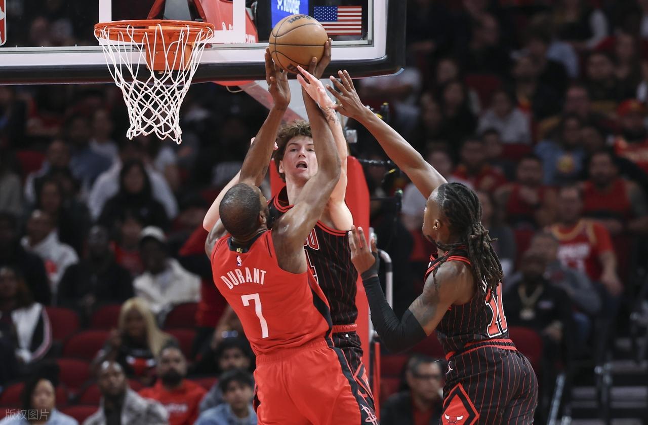 世界杯高清直播入口-小贾破心魔，杜兰特创59年纪录，火箭3人20+，险胜公牛结束3连败